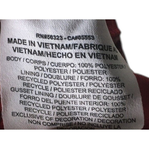 Nike Shorts Wonen’s Size Medium Maroon Red Dri Fit Running Burgundy Stretch - Picture 6 of 6